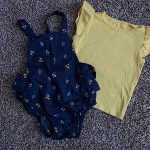 Two piece toddler romper